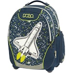 Polo BASE FREE Trolley Bag Σχολική Τσάντα Τρόλευ Δημοτικού SPACE με αποσπώμενη βάση Μ30 x Π17 x Υ40cm 9-01-007-8272