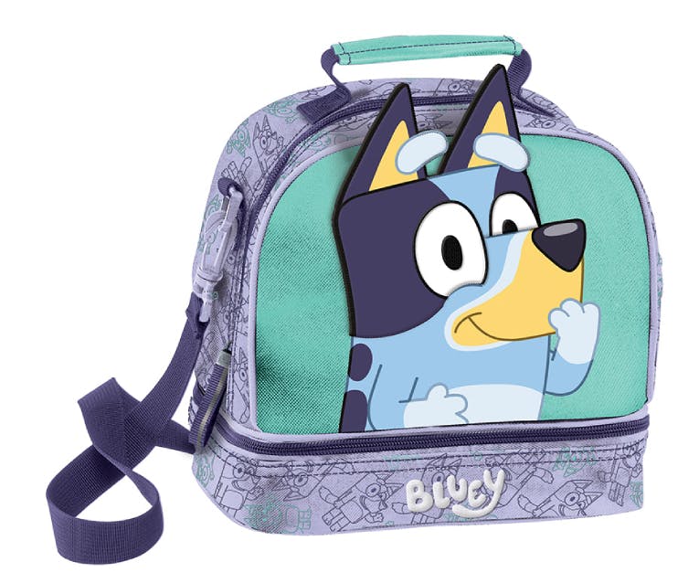 Graffiti Ισοθερμικό Τσαντάκι Φαγητού BLUEY PRESCHOOL 2 Θέσεων 22x16x20cm  246314