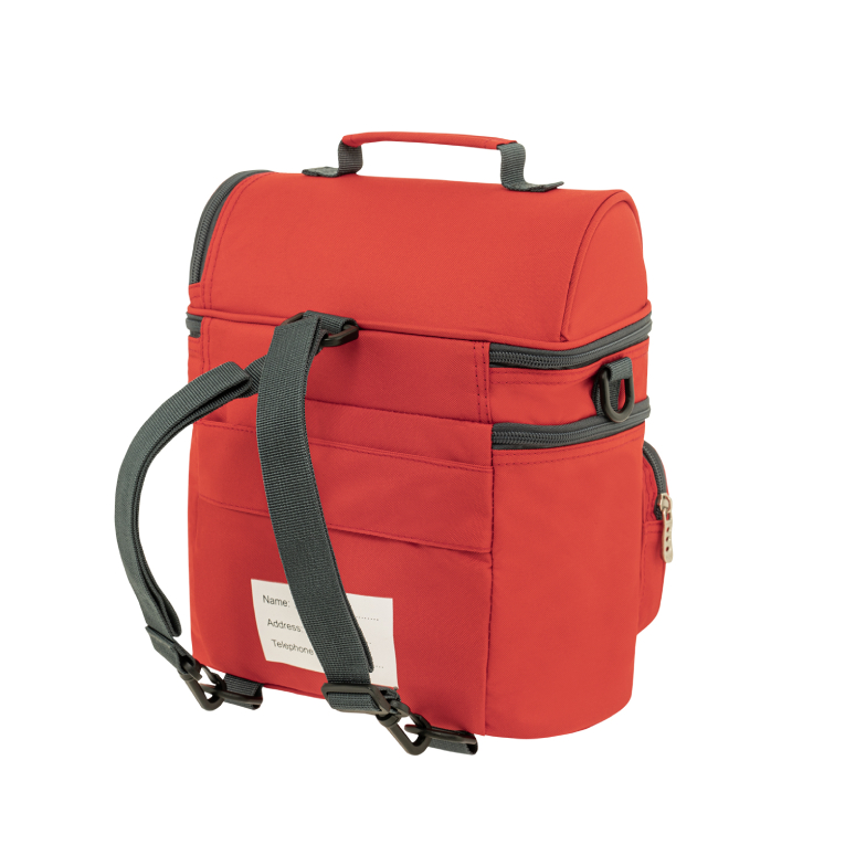 POLO - Polo Τσαντάκι Φαγητού Double Cooler Lunch Box Ισοθερμικό Κόκκινο Y. 29cm |Μ. 25cm |Π. 19cm 9-07-096-3000