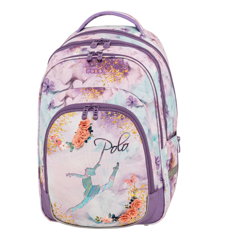 Σχολικό Σακίδιο Πλάτης  Growly Μωβ Dance Backpack 3 Κεντρικές Θήκες 9-01-058-8361 25 lt 45x30x23cm