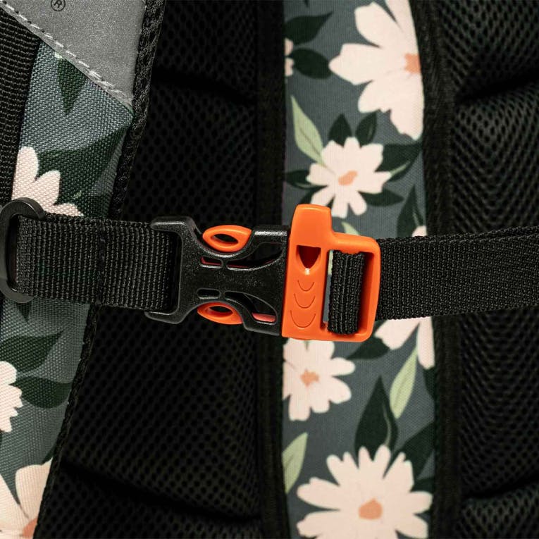 POLO - Σχολικό Σακίδιο Πλάτης  Slit Flowers Backpack 3 Κεντρικές Θήκες 9-01-066-8370 30 lt 45x31x29cm