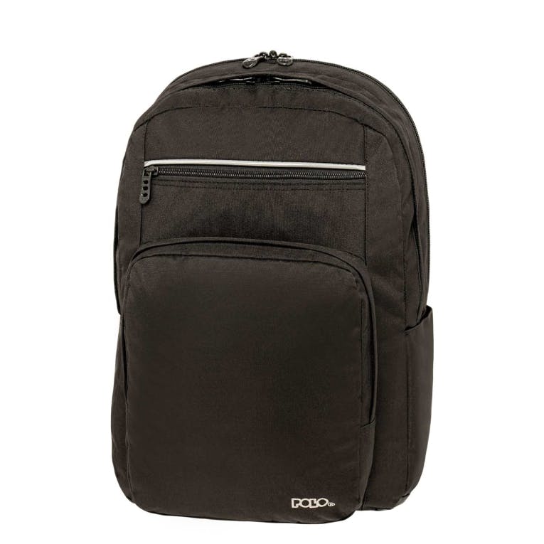 Σχολικό Σακίδιο Πλάτης  Slit Μαυρο Backpack 3 Κεντρικές Θήκες 9-01-066-2000 30 lt 45x31x29cm