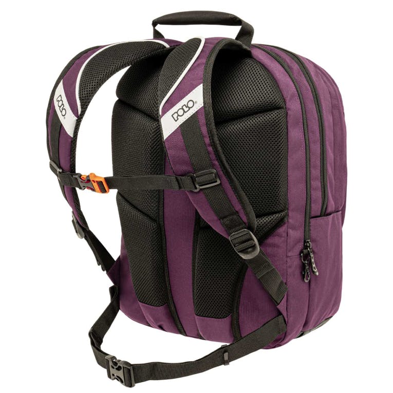 POLO - Σχολικό Σακίδιο Πλάτης  Slit Μπροντώ Backpack 3 Κεντρικές Θήκες 9-01-066-4800 30 lt 45x31x29cm