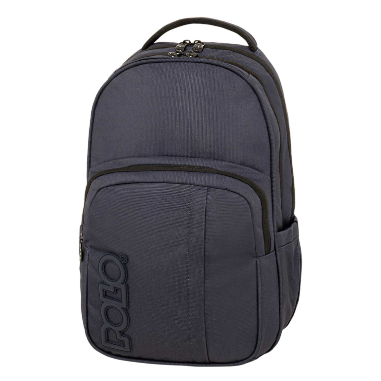 Σακίδιο Πλάτης Compact  Genius Backpack 2 Κεντρικές Θήκες Μπλε 9-01-062-5000  18lt 45x31x20cm