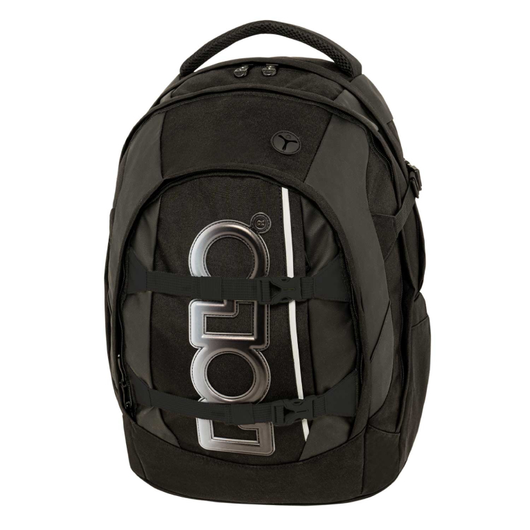 Σχολικό Σακίδιο Πλάτης  CRYPTIC Μαύρο Backpack με 3 Κεντρικές Θήκες  9-01-001-2001
