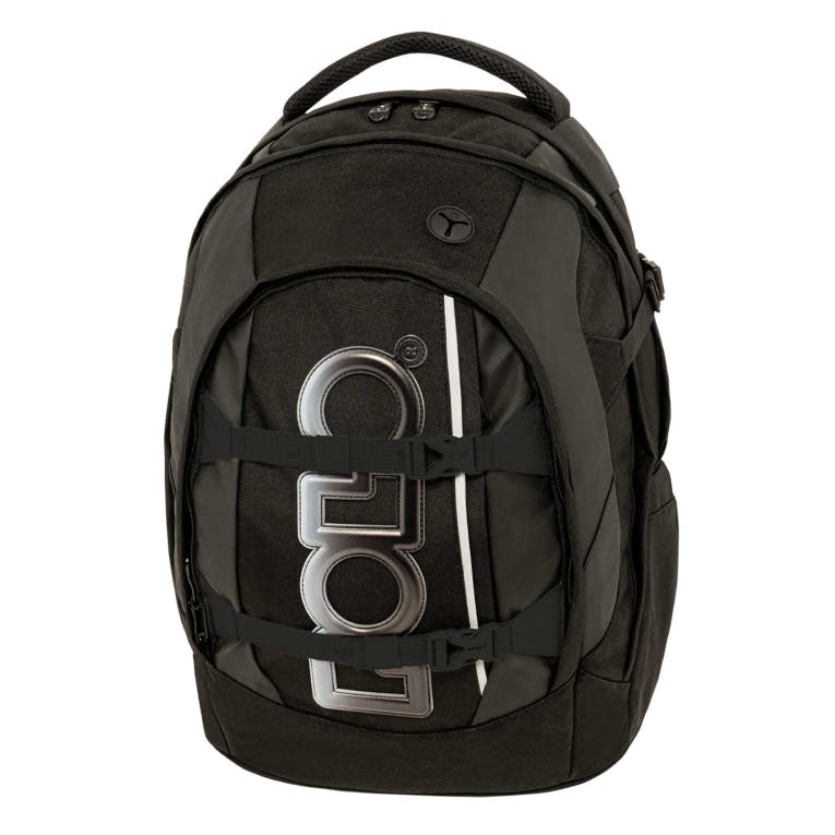 Σχολικό Σακίδιο Πλάτης  CRYPTIC Μαύρο Backpack με 3 Κεντρικές Θήκες  9-01-001-2001