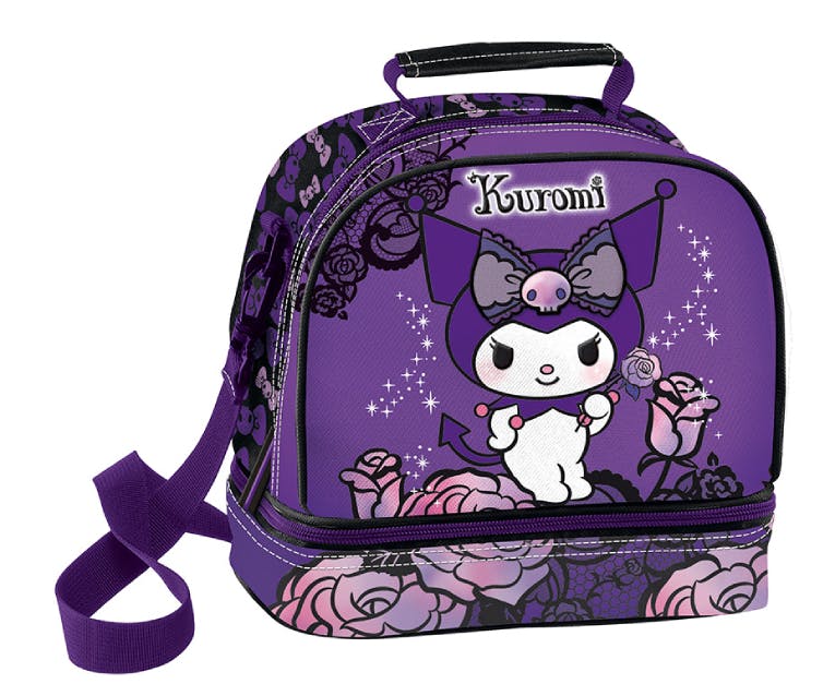 Graffiti Ισοθερμικό Τσαντάκι Φαγητού PURPLE KUROMI Μ:22 x Π:16 x Y:20cm 252313
