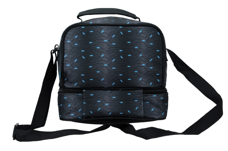 BMU - Back Me Up DINOSAUR ALIEN Ισοθερμικό Τσαντάκι Φαγητού Ώμου 20 x 15 x 21cm  357-27220