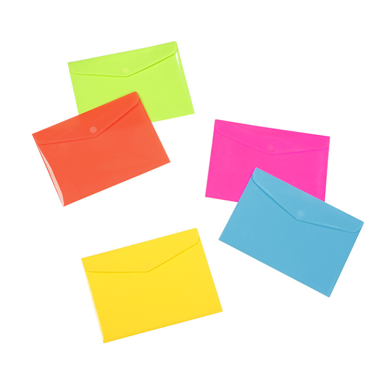 Πλαστικός Φάκελος Α5 με Σκρατς Fluo colors με 2 θήκες 24x34.5 176731