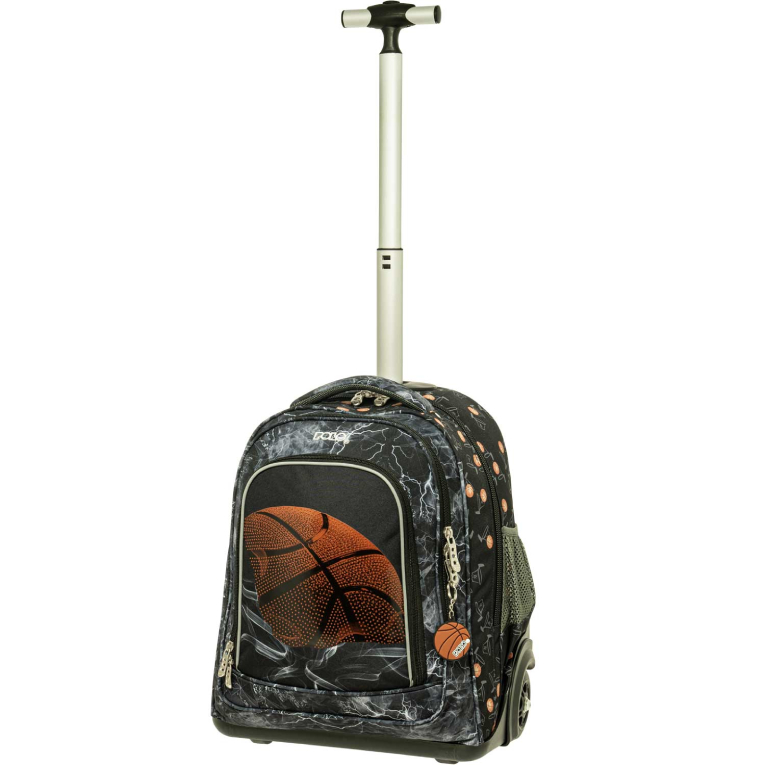 POLO - Polo MOVER Basketball Trolley Bag Σχολική Τσάντα Τρόλευ Δημοτικού Μ36 x  Π26 x Υ43m 9-01-073-8380