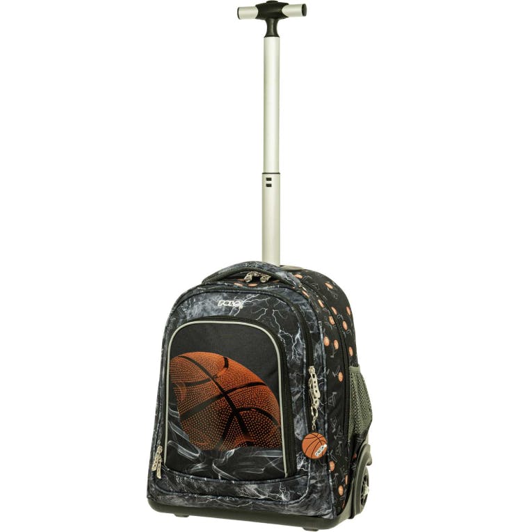POLO - Polo MOVER Basketball Trolley Bag Σχολική Τσάντα Τρόλευ Δημοτικού Μ36 x  Π26 x Υ43m 9-01-073-8380