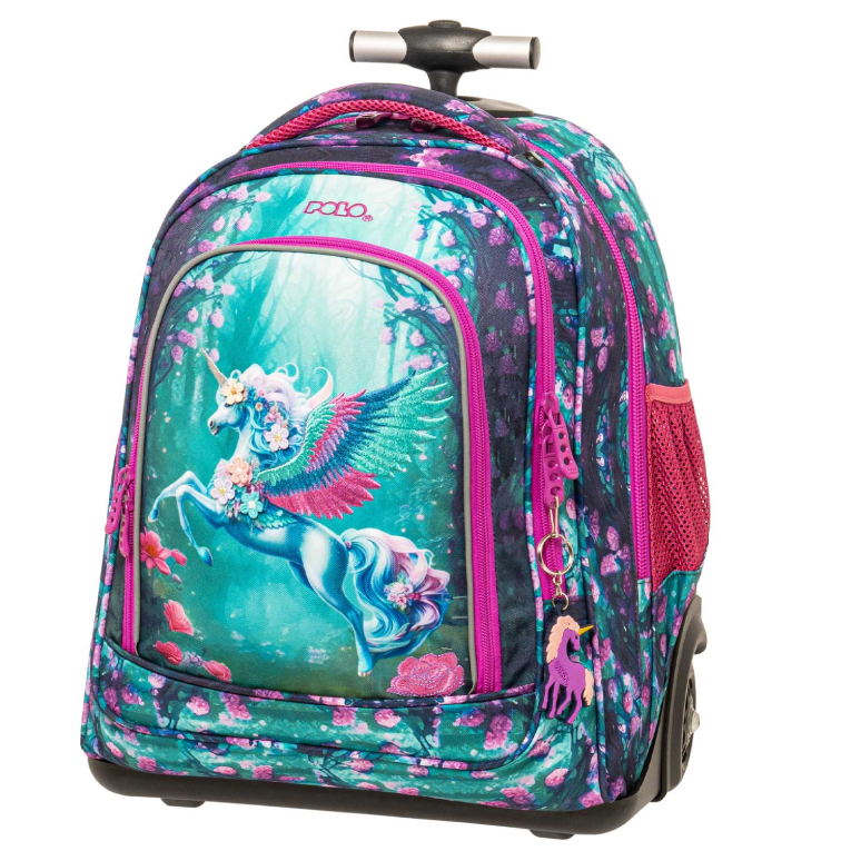 Polo MOVER Unicorn Trolley Bag Σχολική Τσάντα Τρόλευ Δημοτικού Μ36 x  Π26 x Υ43m 9-01-073-8383