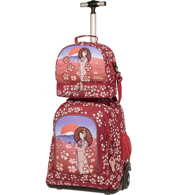 POLO - Polo MOVER Geisha Trolley Bag Σχολική Τσάντα Τρόλευ Δημοτικού Μ36 x  Π26 x Υ43m 9-01-073-8382