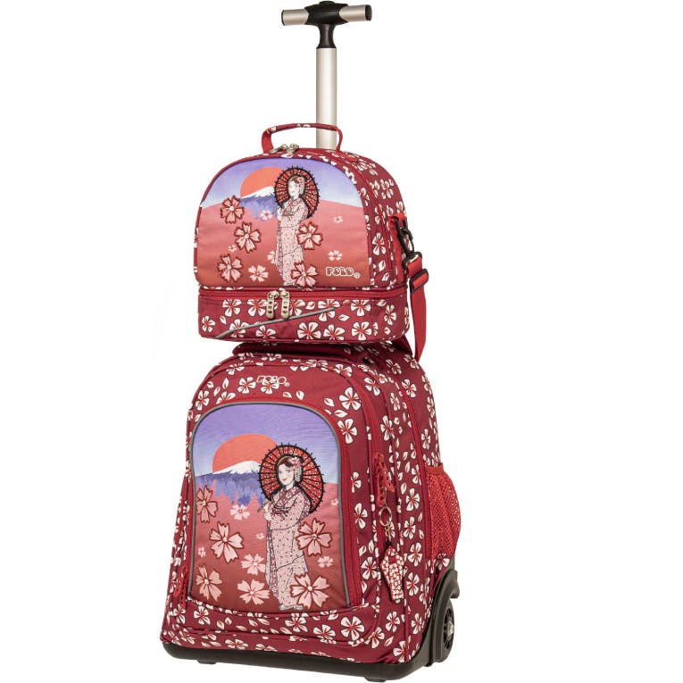 POLO - Polo MOVER Geisha Trolley Bag Σχολική Τσάντα Τρόλευ Δημοτικού Μ36 x  Π26 x Υ43m 9-01-073-8382