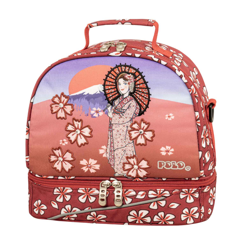 Polo Ισοθερμική Τσάντα Φαγητού KIDS FUN GEISHA Lunch Bag   24x26x15cm  9-07-104-8382