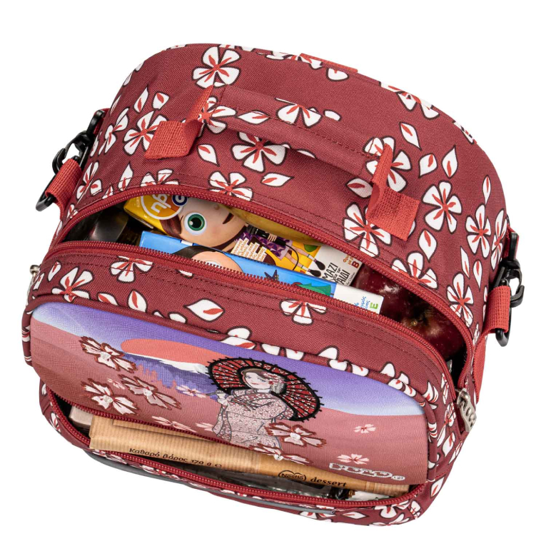 POLO - Polo Ισοθερμική Τσάντα Φαγητού KIDS FUN GEISHA Lunch Bag   24x26x15cm  9-07-104-8382