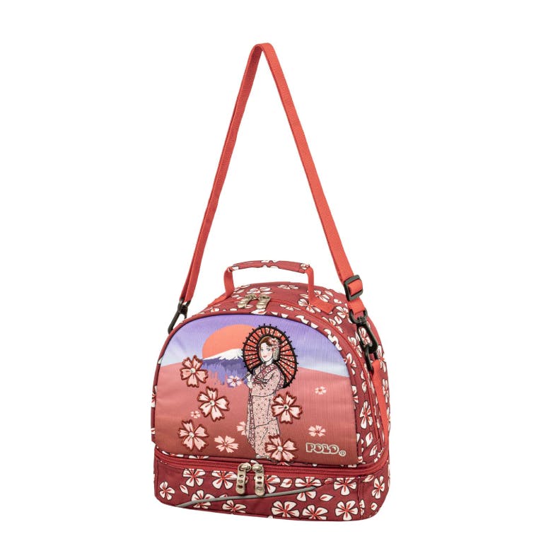 POLO - Polo Ισοθερμική Τσάντα Φαγητού KIDS FUN GEISHA Lunch Bag   24x26x15cm  9-07-104-8382
