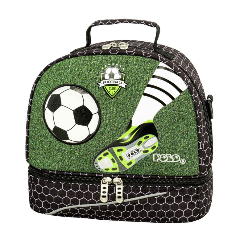 Polo Ισοθερμική Τσάντα Φαγητού KIDS FUN FOOTBALL Lunch Bag   24x26x15cm  9-07-104-8346