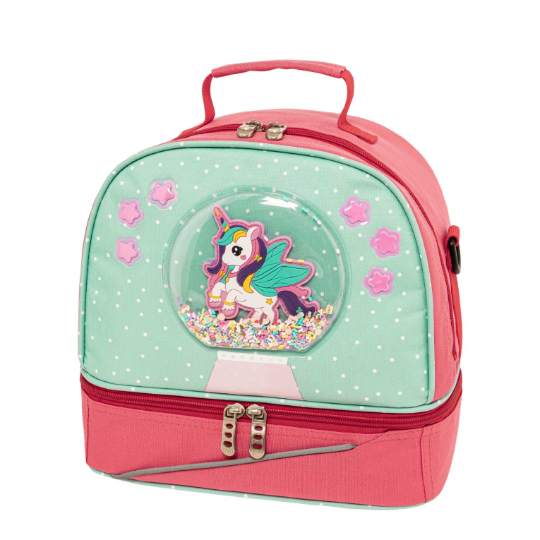 Polo Ισοθερμική Τσάντα Φαγητού KIDS FUN SNOWBALL UNICORN Lunch Bag   24x26x15cm  9-07-104-8349