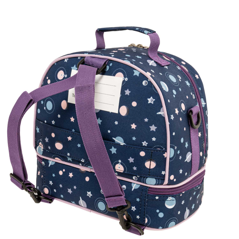 POLO - Polo Ισοθερμική Τσάντα Φαγητού KIDS FUN SPACE CAT Lunch Bag   24x26x15cm  9-07-104-8348