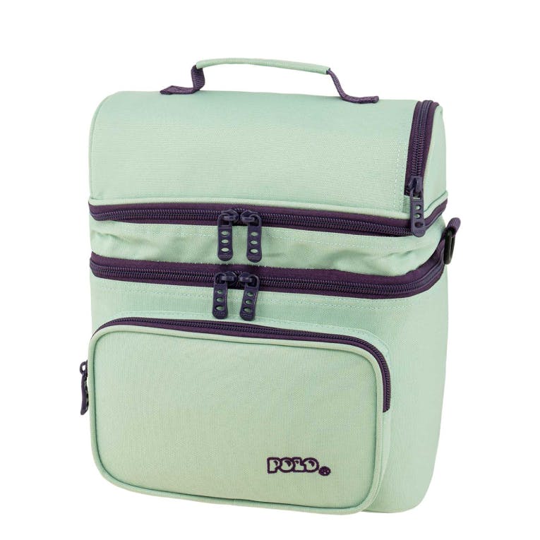 Polo Τσαντάκι Φαγητού Double Cooler Lunch Box Ισοθερμικό Μέντα 9 lt Y. 30cm |Μ. 27cm |Π. 17cm 9-07-096-6848