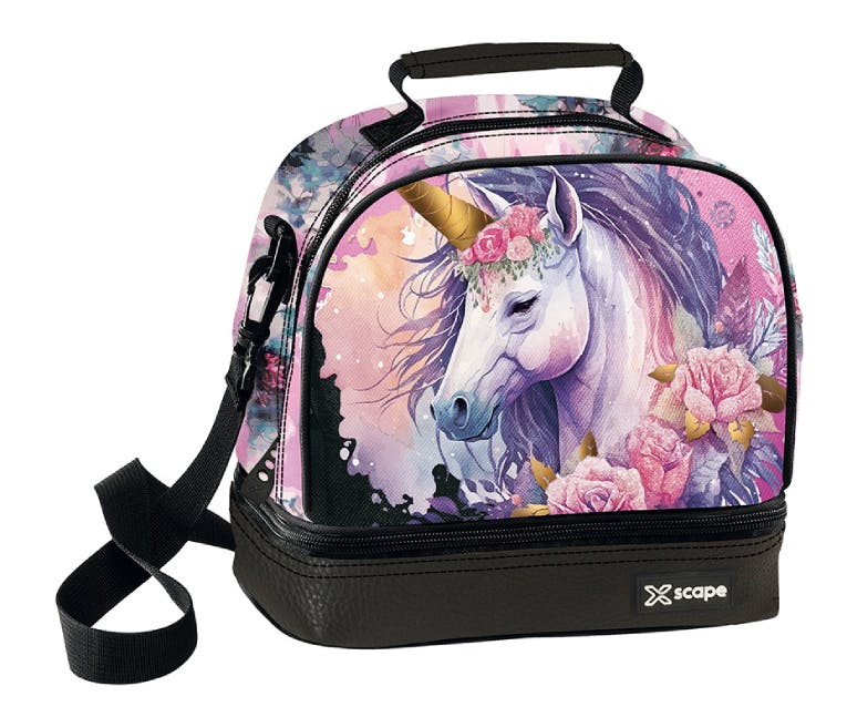  Ισοθερμικό Τσαντάκι Φαγητού Ώμου Οβάλ UNICORN 25x 18 x 20cm 259312