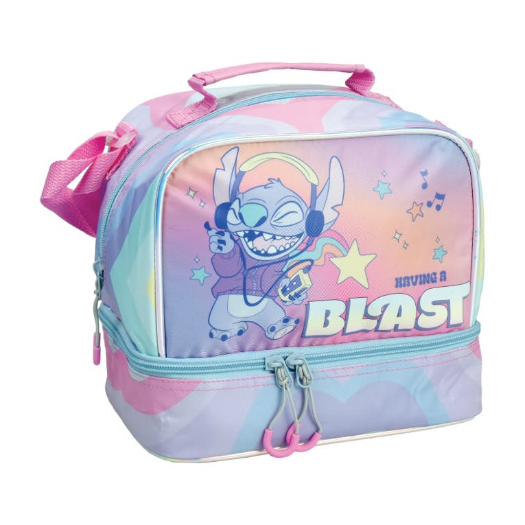 Gim Lunch Bag Παιδικό Τσαντάκι Φαγητού Οβάλ με ισοθερμική επένδυση STITCH GEN Z 20x21x15 342-01220