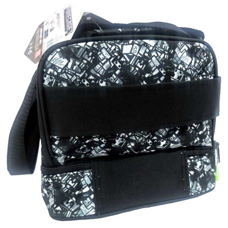 GIM - Gim Lunch Bag Παιδικό Τσαντάκι Φαγητού Οβάλ με ισοθερμική επένδυση MINECRAFT METRO ART 20x21x15 316-03220