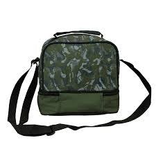 BMU -  BACK ME UP Lunch Bag Παιδικό Τσαντάκι Φαγητού Οβάλ με ισοθερμική επένδυση NO FEAR FOREST PUMA 20x21x15 348-44220