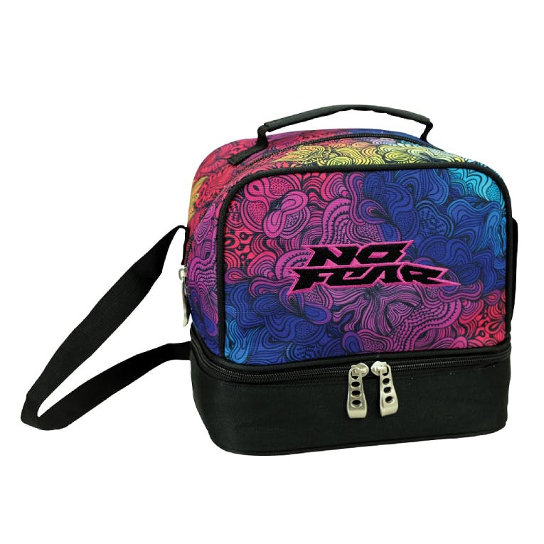  BACK ME UP Lunch Bag Παιδικό Τσαντάκι Φαγητού Οβάλ με ισοθερμική επένδυση NO FEAR OMBRE 20x21x15 348-51220