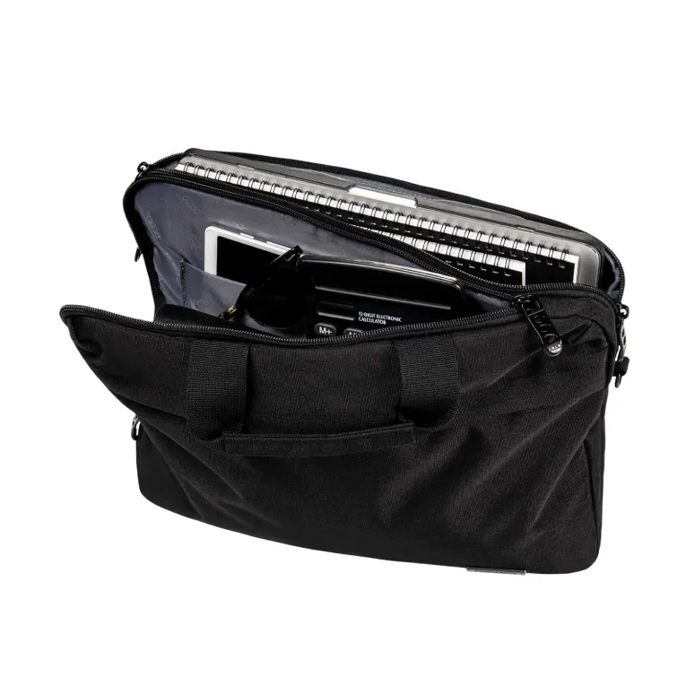 POLO - Τσάντα Χαρτοφύλακας Επεκτεινόμενος BRIEFCASE ELEMENT BLACK-ΜΑΥΡΟ 30Χ40Χ5 10lt 9-07-089-2000