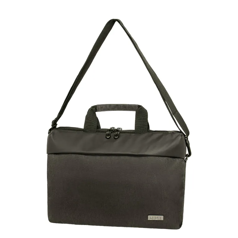 POLO - Τσάντα Χαρτοφύλακας minimal PRESTOR κατάλληλος για Laptop 15.6'' CHARCOAL-ΑΝΘΡΑΚΙ 38Χ28Χ2 2lt 9-07-106-2100