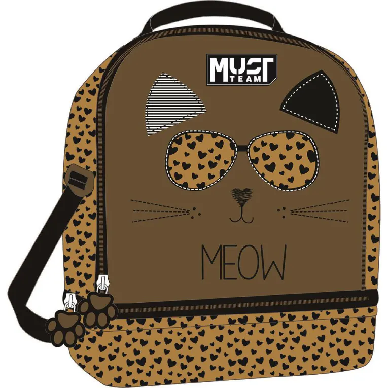 MUST - Ισοθερμικό Τσαντάκι Φαγητού MEOW 22x16x28cm 587279