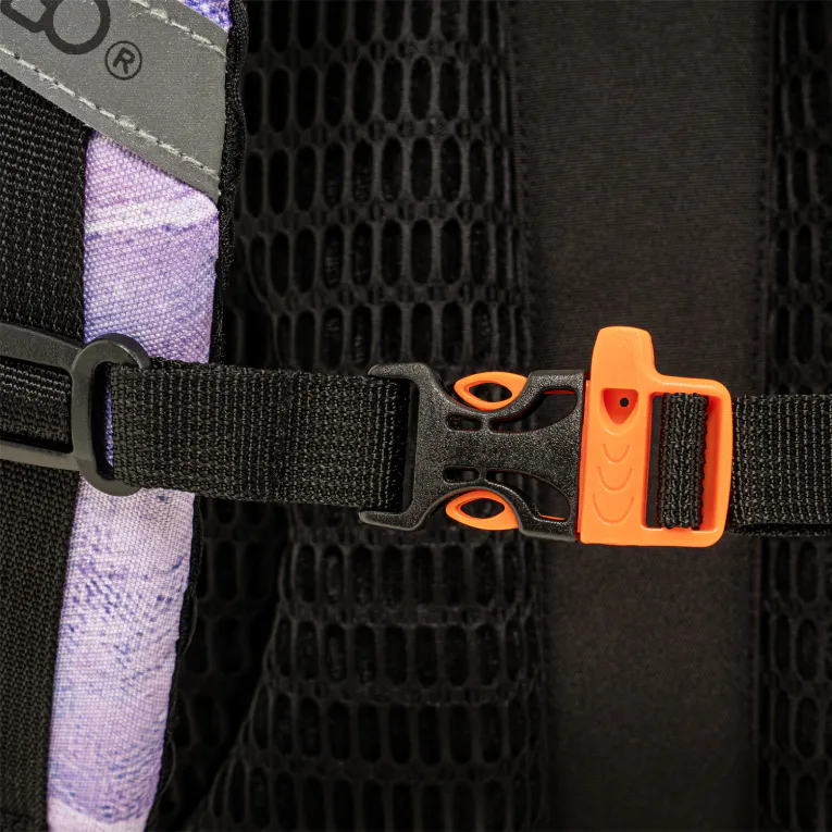 POLO - Σχολικό Σακίδιο Πλάτης  KINETIC ΡΟΖ ΝΟΤΕΣ NOTES Backpack με 4 Κεντρικές Θήκες (η μία επεκτεινόμενη)  9-01-072-8430