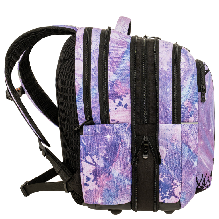 POLO - Σχολικό Σακίδιο Πλάτης  KINETIC ΡΟΖ ΝΟΤΕΣ NOTES Backpack με 4 Κεντρικές Θήκες (η μία επεκτεινόμενη)  9-01-072-8430