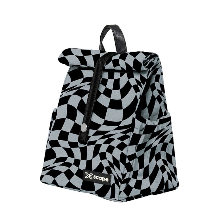 Graffiti Ισοθερμικό Τσαντάκι Φαγητού Roll Top CHECKERS XSCAPE 21x16x24cm 269310
