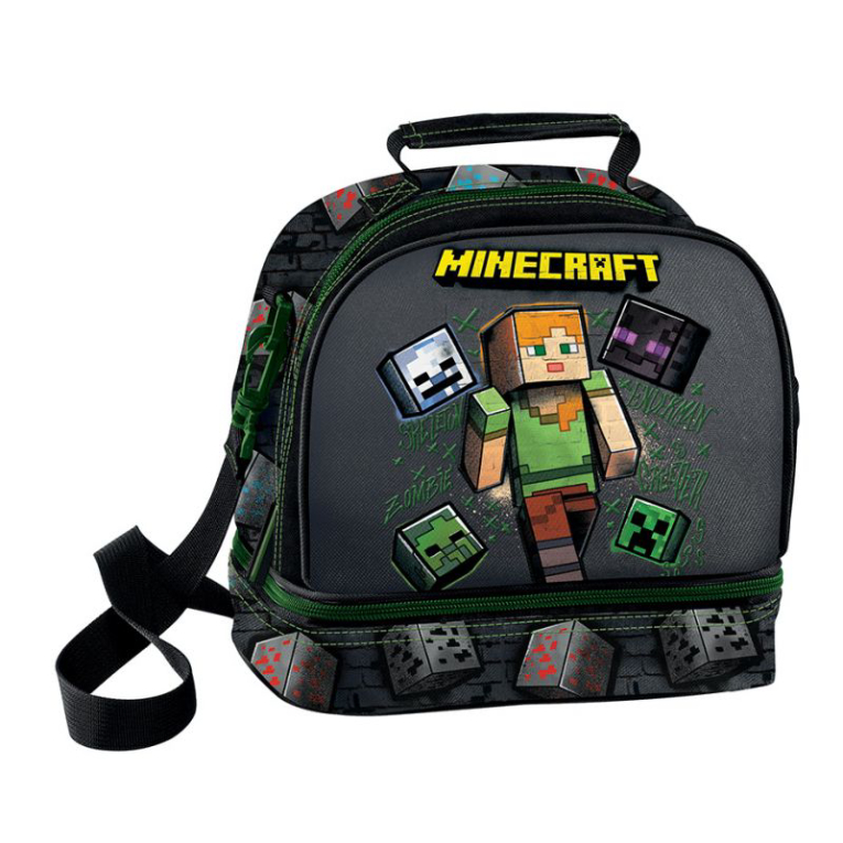 Graffiti Ισοθερμικό Τσαντάκι Φαγητού STREET MINECRAFT 22x16x20cm  268311