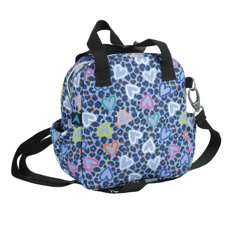 BMU - HALLMARK Lunch Bag Παιδικό Τσαντάκι Φαγητού Οβάλ με ισοθερμική επένδυση ZOO PRINT 20x21x15 333-39221