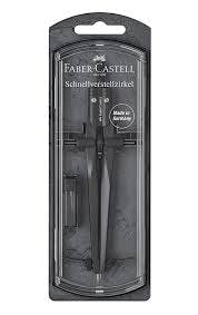 Faber Castell Spream Διαβήτης Χρώμα Μαύρο με Βίδα 174530