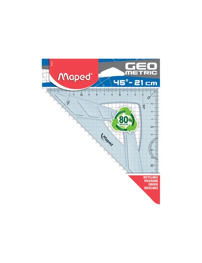 MAPED - Γεωμετρικό Τρίγωνο Maped GEOMETRIC 21CM 45° 242421