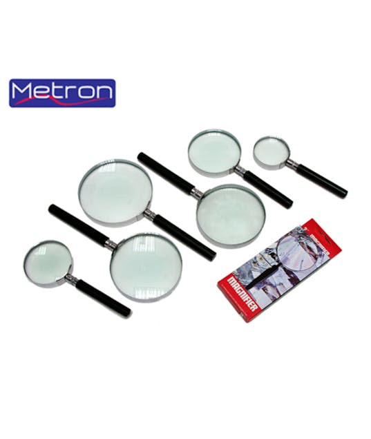 METRON - Metron Μεγενθυτικός Φακός 3" 75mm Magnifying Glass  7.1026
