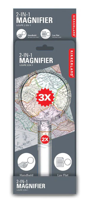  2in1 Magnifier - Μεγάλος Μεγενθυτικός Φακός 2 σε 1  MG47