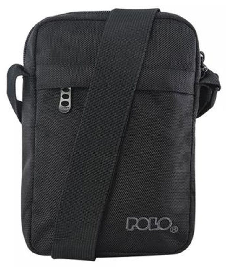 Polo Wave Ανδρική Τσάντα Ώμου / Χιαστί σε Μαύρο χρώμα 907101-02-00