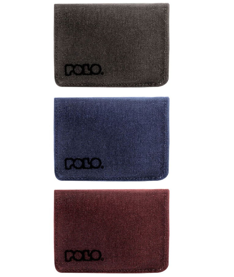 POLO - Polo Small Ανδρικό Πορτοφόλι wallet Καρτών με RFID και θήκες για νομίσμτα 938013-00
