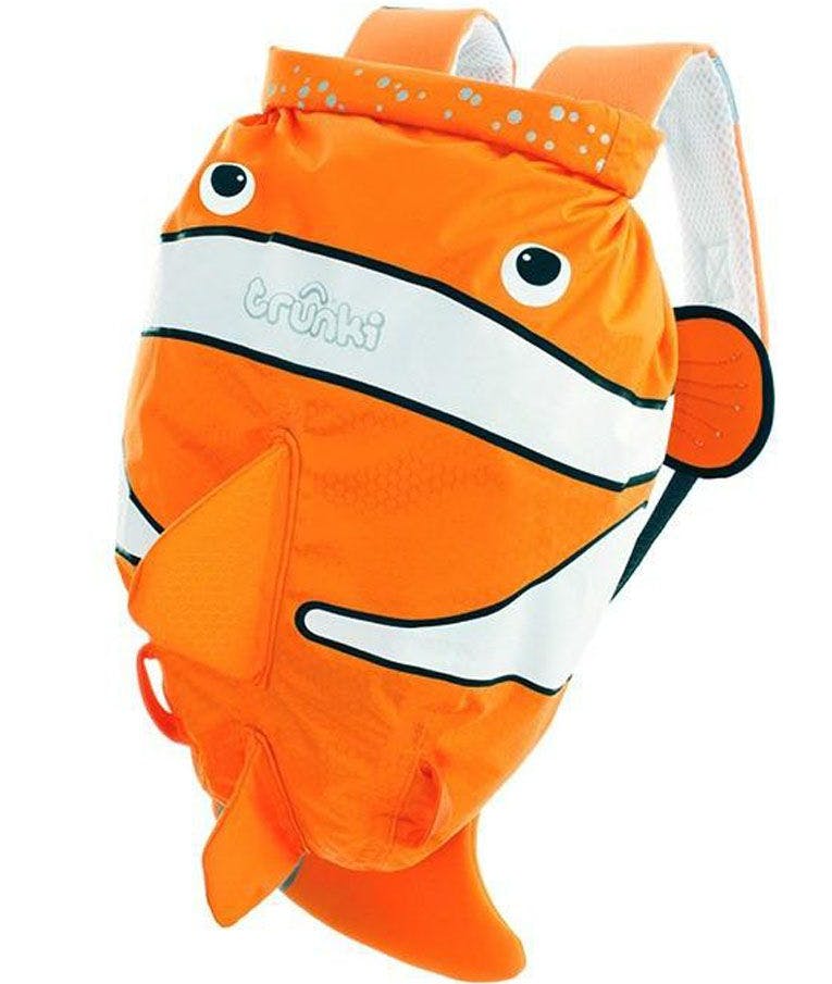  Paddlepak Clownfish Chuckles Αδιάβροχο Παιδικό Σακίδιο 0112-GB01 Σχολική Τσάντα Πλάτης Νηπιαγωγείου σε Πορτοκαλί χρώμα
