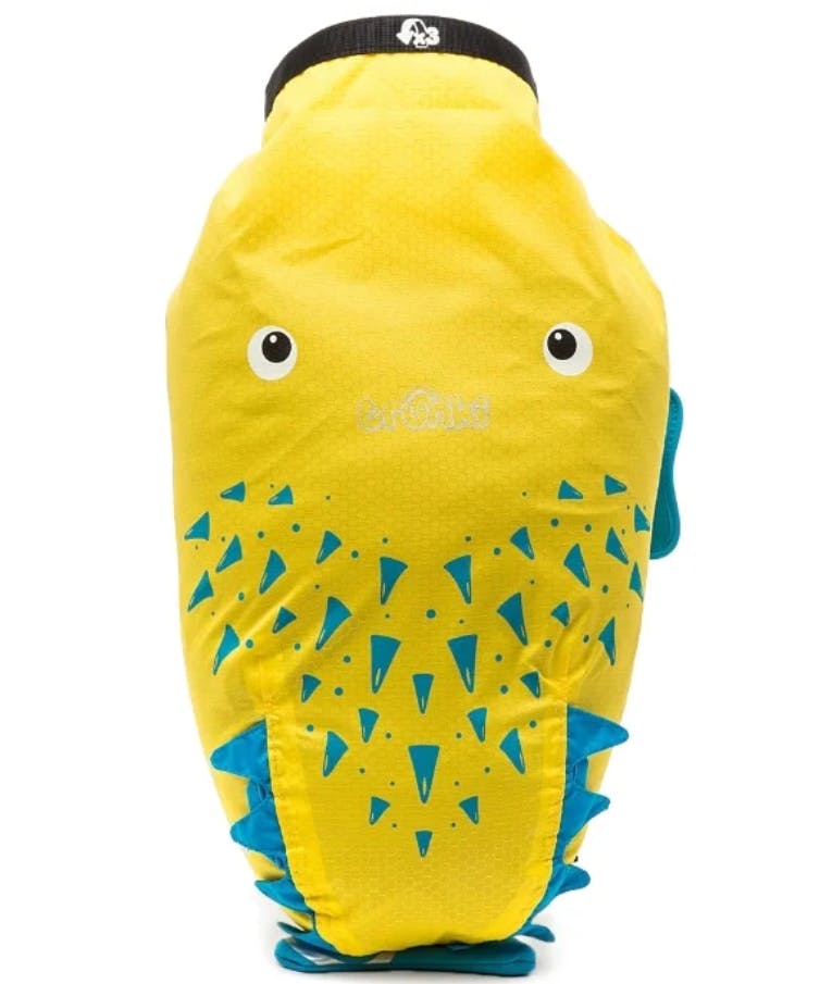  Paddlepak Blow Fish Spike Αδιάβροχο Νηπιαγωγείου Παιδικό Σακίδιο Σχολική Τσάντα Πλάτης σε Κίτρινο χρώμα 0111-gb01