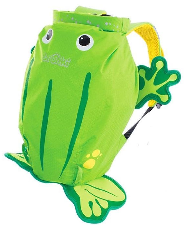  Paddlepak Frog Ribbit Αδιάβροχη Τσάντα  Θαλάσσης και Πλάτης Νηπιαγωγείου σε Πράσινο χρώμα 0110-gb01