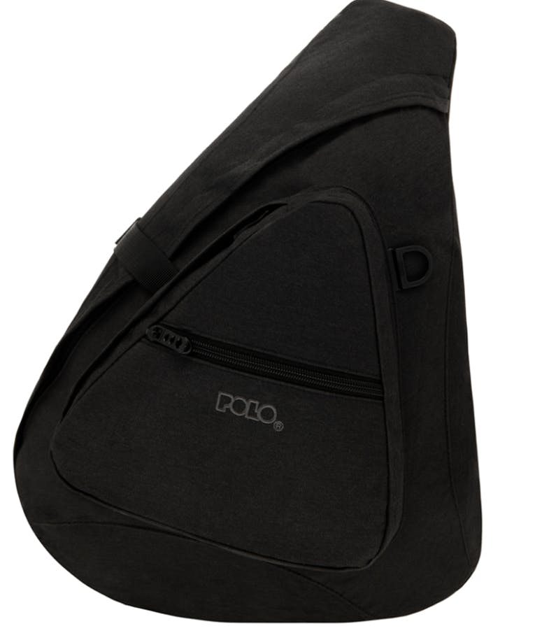 Polo BodyBag TriCross 18lt Τσάντα Πλάτης Γυμναστηρίου - Μοτοσυκλέτας σε Μαύρο χρώμα 42x34x16cm 9-07-960-2001