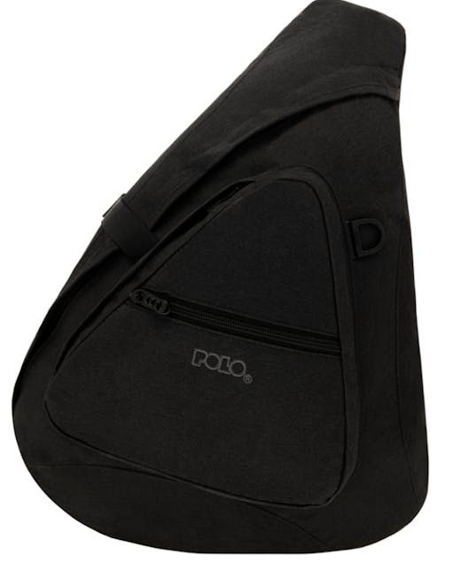 POLO - Polo BodyBag TriCross 18lt Τσάντα Πλάτης Γυμναστηρίου - Μοτοσυκλέτας σε Μαύρο χρώμα 42x34x16cm 9-07-960-2001