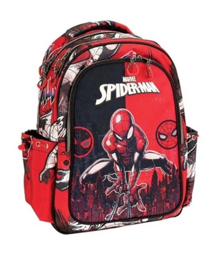 Τσάντα Gim Spiderman Comic Σχολική Τσάντα Πλάτης Δημοτικού 337-77031